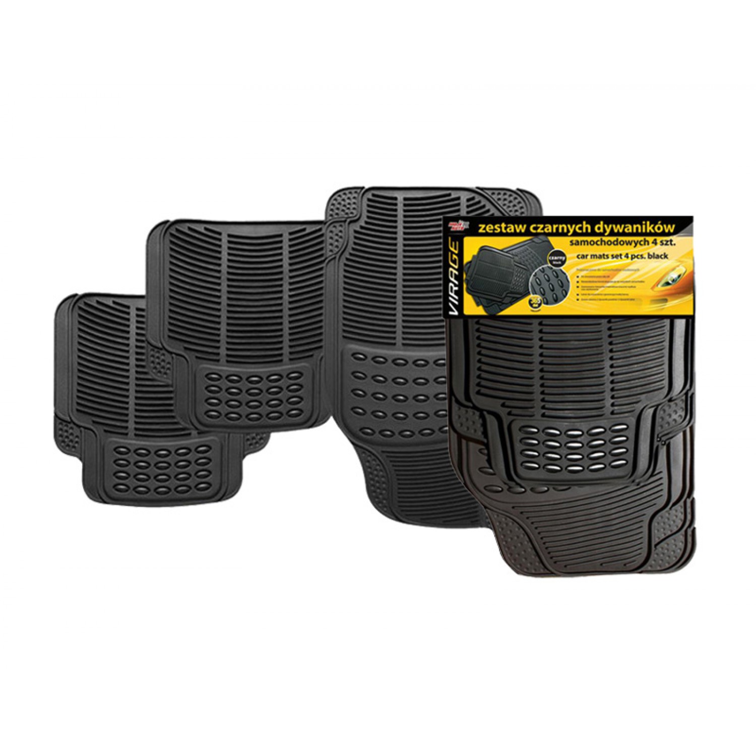 MOJE AUTO σετ πατάκια αυτοκινήτου 93-011, universal, μαύρο, 4τμχ MOJE AUTO σετ πατάκια αυτοκινήτου 93-011, universal, μαύρο, 4τμχ