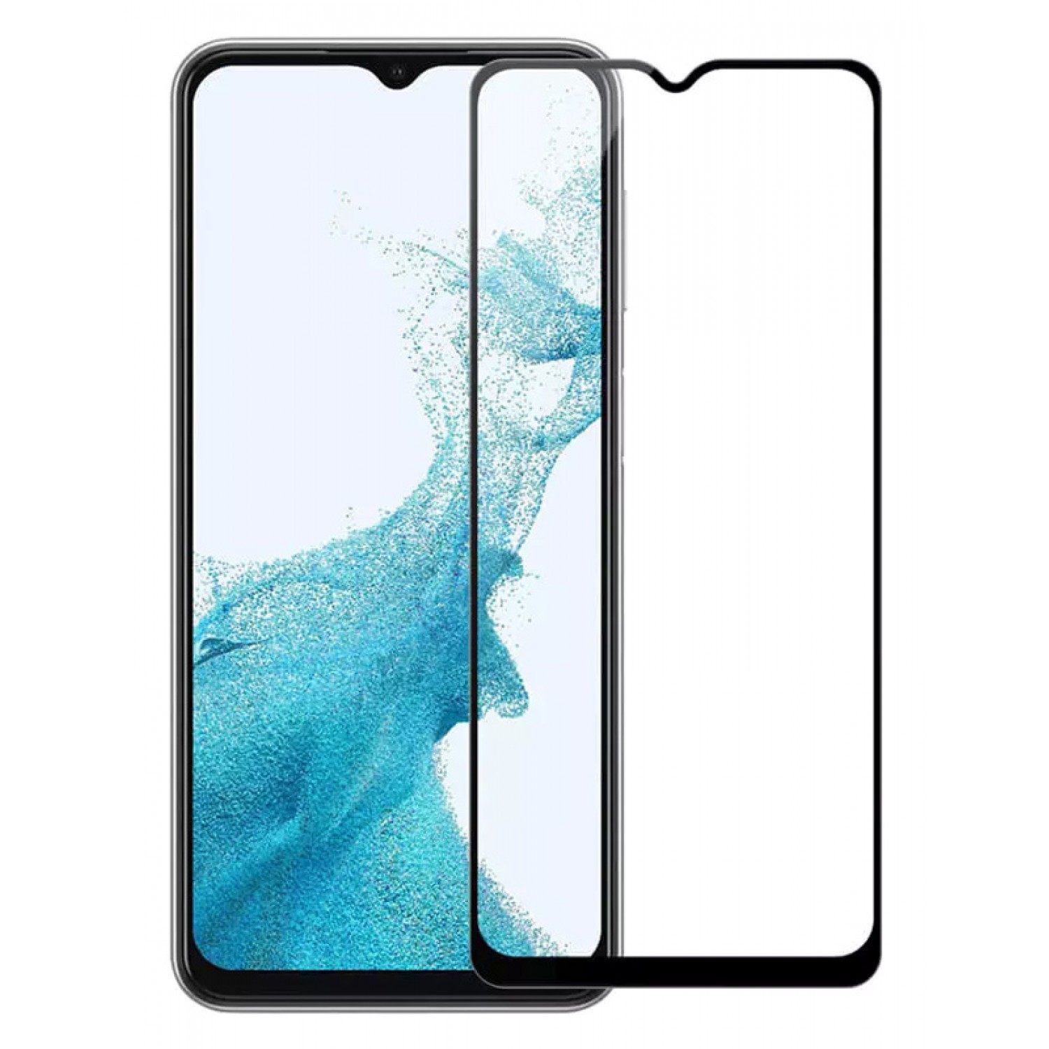 POWERTECH tempered glass 5D TGC-0600, Samsung Galaxy A23 5G, full glue POWERTECH tempered glass 5D TGC-0600, Samsung Galaxy A23 5G, full glue