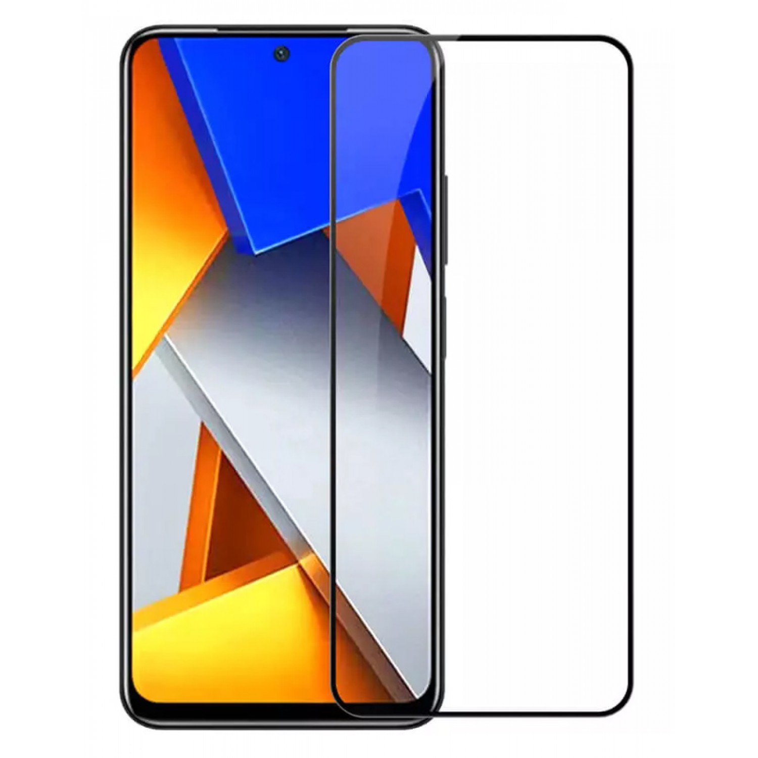 POWERTECH tempered glass 5D TGC-0608, Xiaomi Poco M4 Pro, full glue POWERTECH tempered glass 5D TGC-0608, Xiaomi Poco M4 Pro, full glue