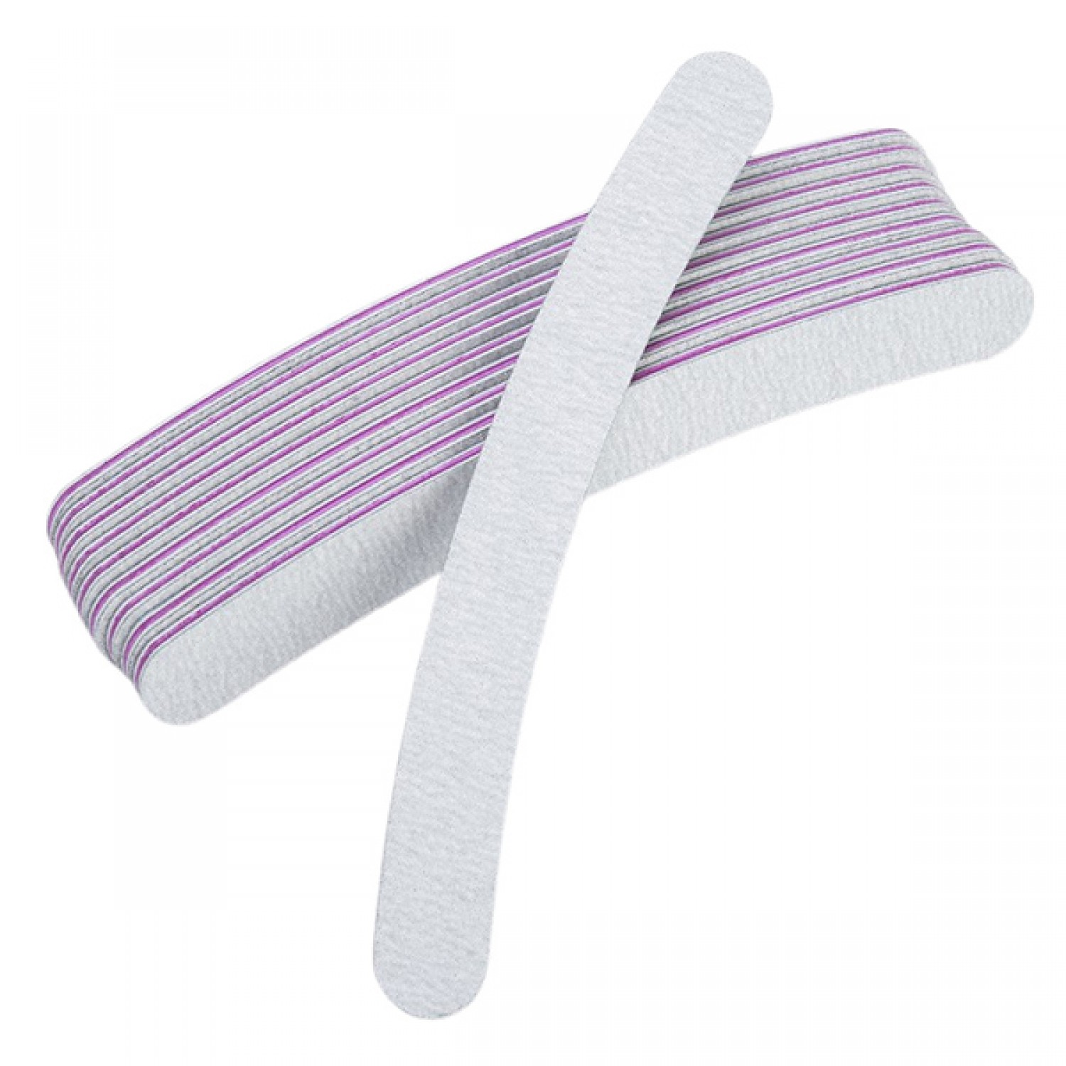 Λίμες νυχιών BTHU-0035, 2 όψεων, μπανάνα, 100/180, γυαλόχαρτο, 25τμχ Λίμες νυχιών BTHU-0035, 2 όψεων, μπανάνα, 100/180, γυαλόχαρτο, 25τμχ