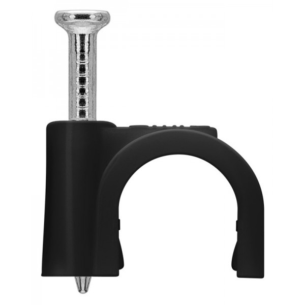 GOOBAY ρόκα στήριξης καλωδίων 64681, 8mm, μαύρο, 100τμχ GOOBAY ρόκα στήριξης καλωδίων 64681, 8mm, μαύρο, 100τμχ