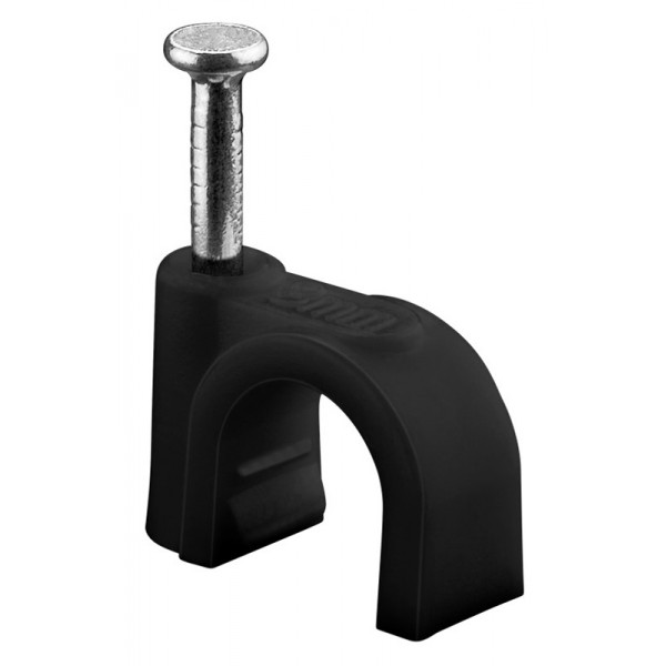 GOOBAY ρόκα στήριξης καλωδίων 64681, 8mm, μαύρο, 100τμχ GOOBAY ρόκα στήριξης καλωδίων 64681, 8mm, μαύρο, 100τμχ