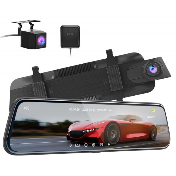 THIEYE σετ καθρέφτης αυτοκινήτου με κάμερα CarView 4, GPS, οθόνη 10", 4K THIEYE σετ καθρέφτης αυτοκινήτου με κάμερα CarView 4, GPS, οθόνη 10", 4K