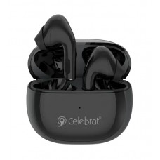 CELEBRAT earphones με θήκη φόρτισης W31, True Wireless, μαύρα