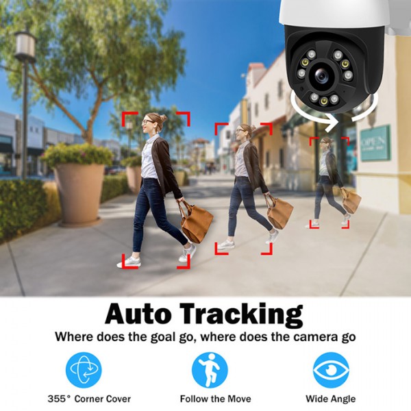 POWERTECH smart κάμερα PT-1086, 4MP, 4x digital zoom, Wi-Fi, PTZ, IP65 POWERTECH smart κάμερα PT-1086, 4MP, 4x digital zoom, Wi-Fi, PTZ, IP65