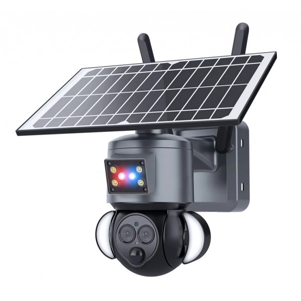 SECTEC smart ηλιακή κάμερα ST-558-6M-12X-4G-EU, προβολείς, 3MP, 4G, PTZ SECTEC smart ηλιακή κάμερα ST-558-6M-12X-4G-EU, προβολείς, 3MP, 4G, PTZ