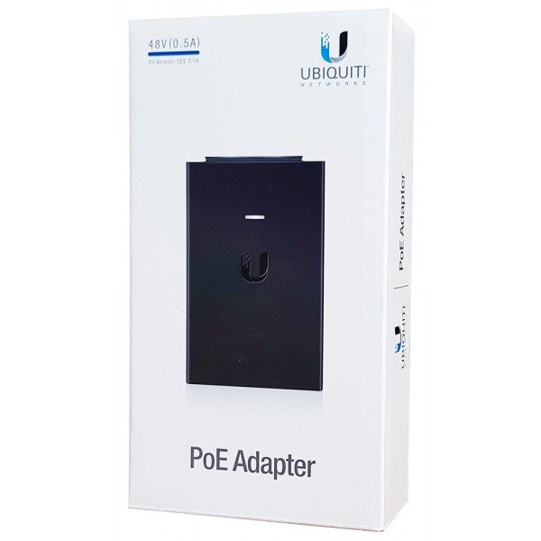 UBIQUITI Gigabit PoE adapter POE-48-24W-G με power cable, 48VDC, 24W UBIQUITI Gigabit PoE adapter POE-48-24W-G με power cable, 48VDC, 24W