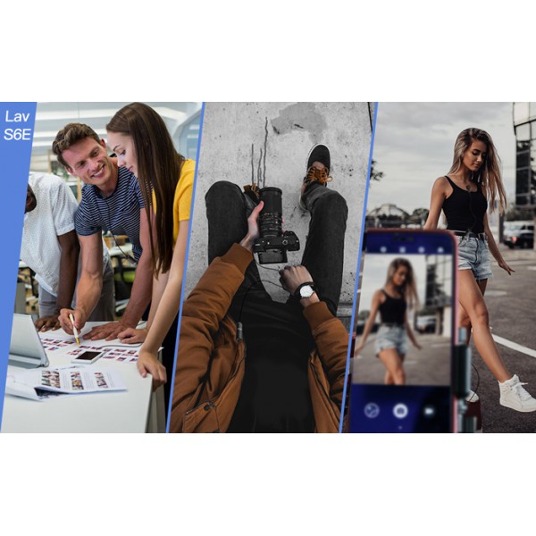 SYNCO μικρόφωνο Lav-S6E με clip-on, omnidirectional, 3.5mm, 6m, μαύρο SYNCO μικρόφωνο Lav-S6E με clip-on, omnidirectional, 3.5mm, 6m, μαύρο