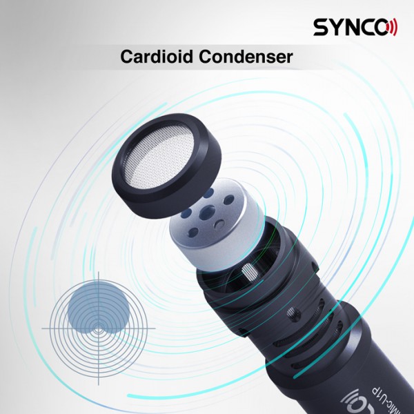 SYNCO μικρόφωνο για smartphone SY-U1P-MMIC, 3.5mm, μαύρο SYNCO μικρόφωνο για smartphone SY-U1P-MMIC, 3.5mm, μαύρο