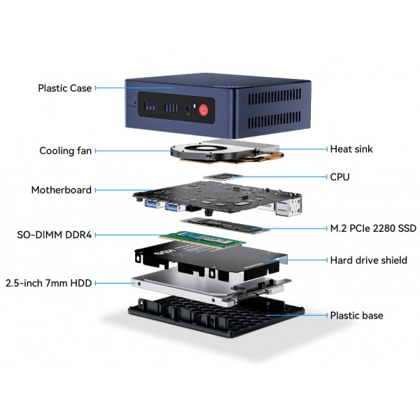 BEELINK mini PC MINI S12 Pro, Intel N100, 16B, 500GB SSD, Windows 11 Pro BEELINK mini PC MINI S12 Pro, Intel N100, 16B, 500GB SSD, Windows 11 Pro