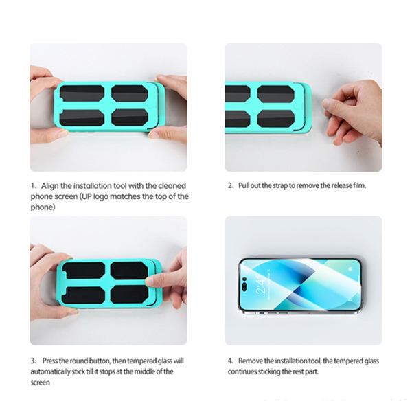 USAMS tempered glass με kit τοποθέτησης για iPhone 12/13 Pro & 14 USAMS tempered glass με kit τοποθέτησης για iPhone 12/13 Pro & 14