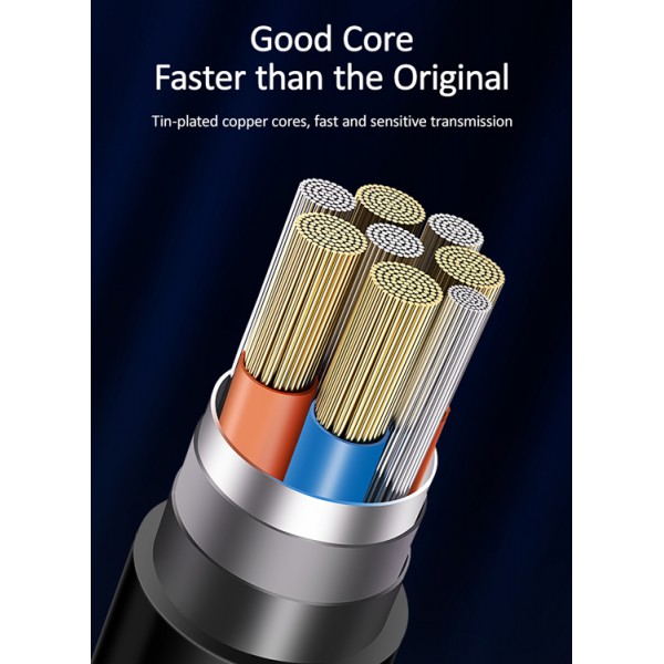 USAMS καλώδιο Lightning σε USB US-SJ371, 2A, 1m, κόκκινο USAMS καλώδιο Lightning σε USB US-SJ371, 2A, 1m, κόκκινο