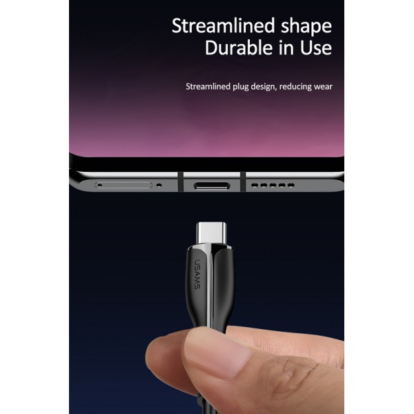 USAMS καλώδιο USB-C σε USB US-SJ372, 2A, 1m, κόκκινο USAMS καλώδιο USB-C σε USB US-SJ372, 2A, 1m, κόκκινο