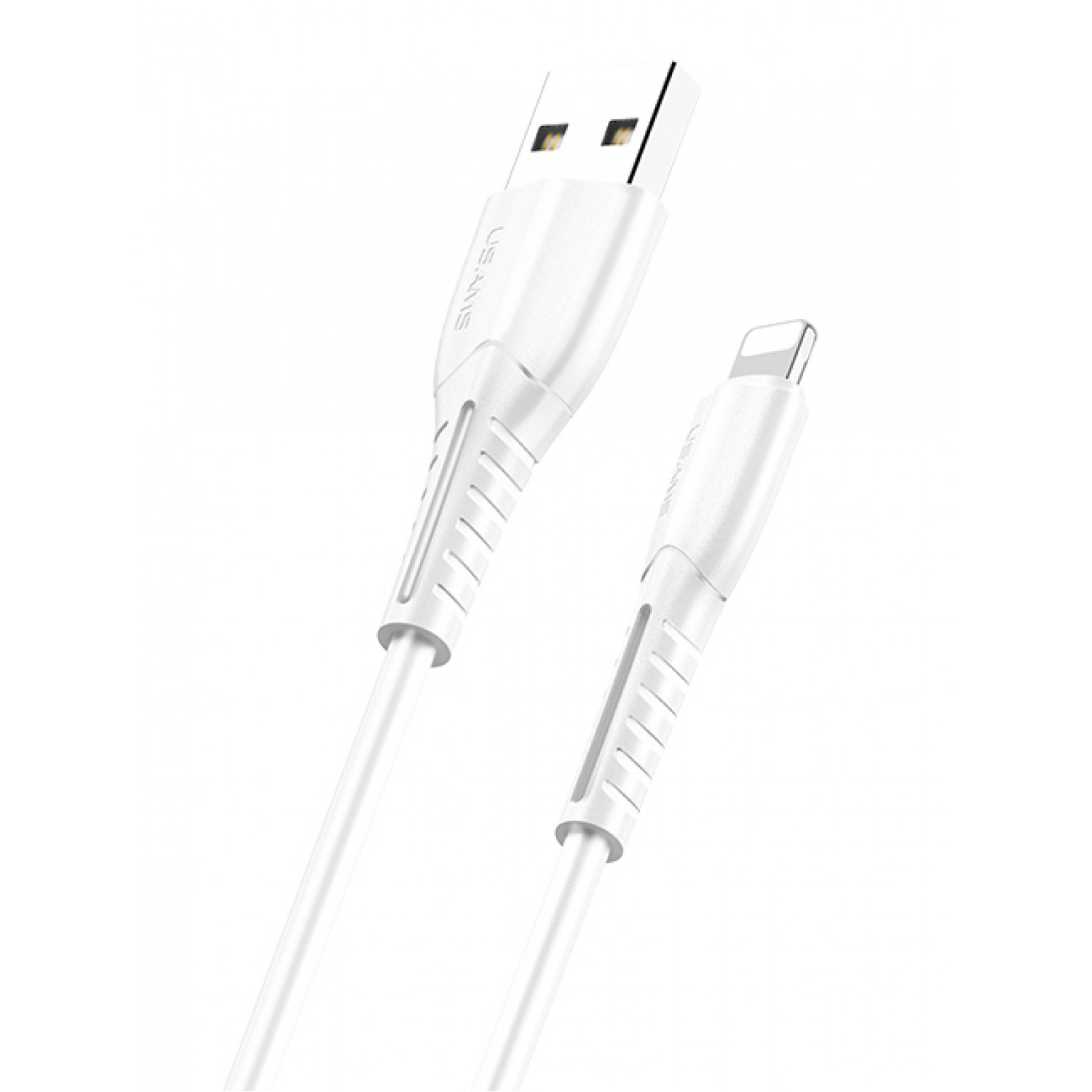 USAMS καλώδιο Lightning σε USB US-SJ364, 2A, 1m, λευκό USAMS καλώδιο Lightning σε USB US-SJ364, 2A, 1m, λευκό