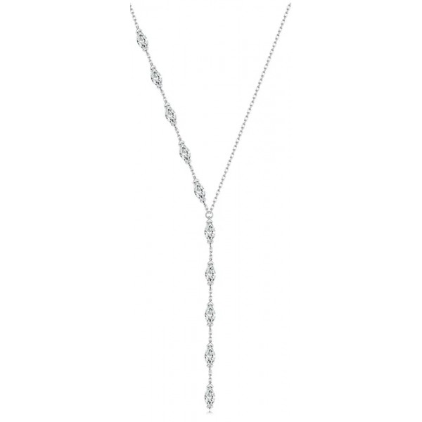 BAMOER κολιέ BSN330 με κυβική ζιρκόνια, ασήμι 925, ασημί BAMOER κολιέ BSN330 με κυβική ζιρκόνια, ασήμι 925, ασημί