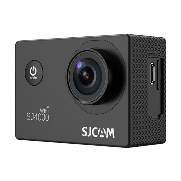SJCAM action camera SJ4000-WIFI, 2" LCD, 4K, 12MP, αδιάβροχη, μαύρη