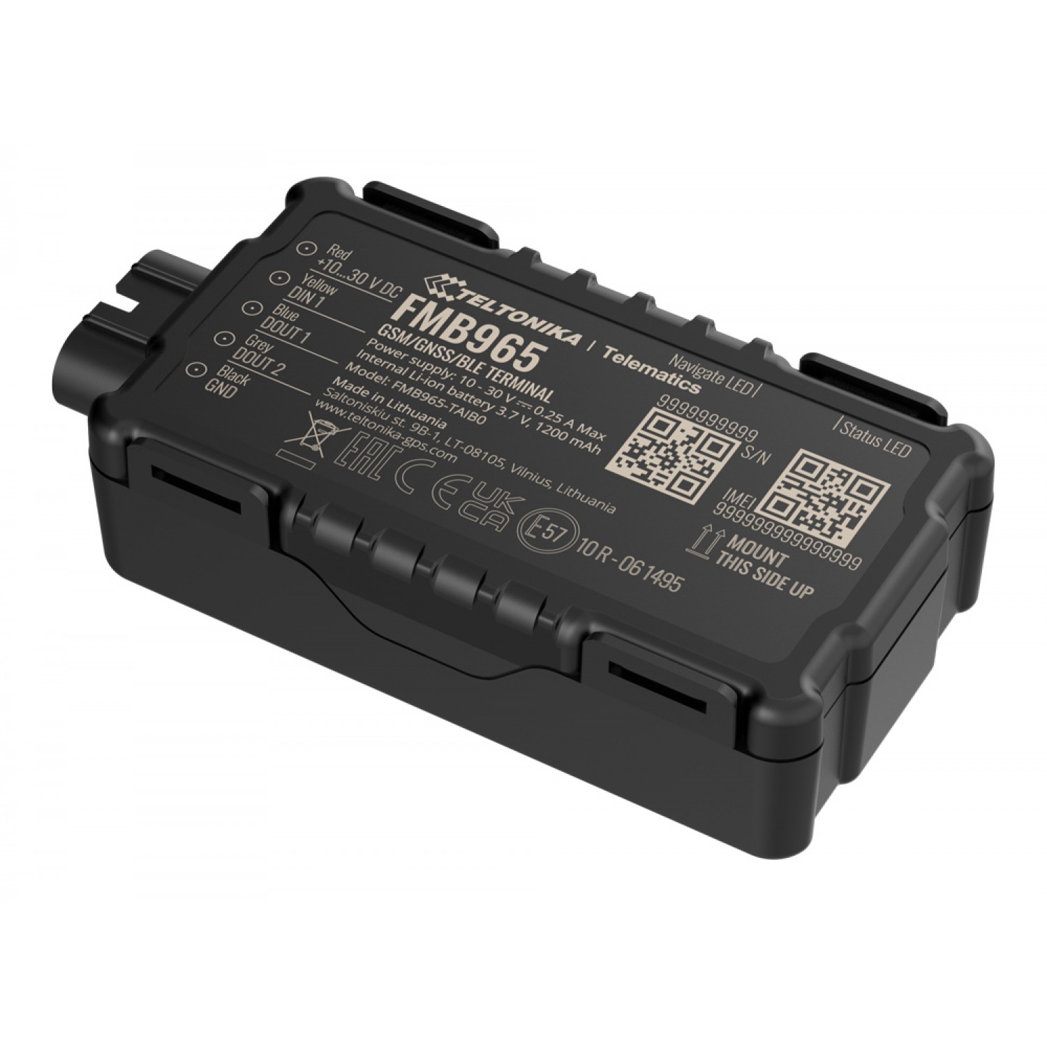 TELTONIKA GPS Tracker για μηχανές FMB965, GSM/GPRS/GNSS, Bluetooth TELTONIKA GPS Tracker για μηχανές FMB965, GSM/GPRS/GNSS, Bluetooth