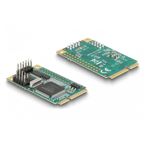 DELOCK κάρτα επέκτασης mini PCIe σε 2x RS-232 95273 DELOCK κάρτα επέκτασης mini PCIe σε 2x RS-232 95273