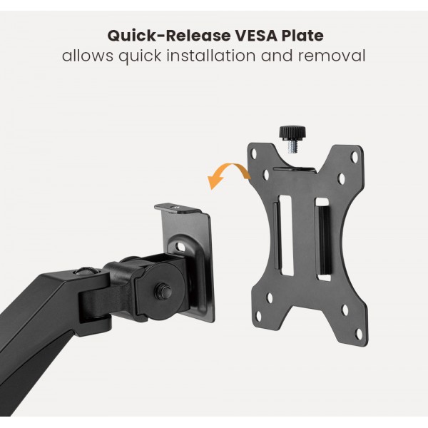 BRATECK βάση γραφείου LDT56-C024 για 2 οθόνες 17"-32", έως 9kg ανά οθόνη BRATECK βάση γραφείου LDT56-C024 για 2 οθόνες 17"-32", έως 9kg ανά οθόνη