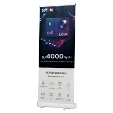 SJCAM διαφημιστικό roll up banner με εκτύπωση SJ4000-WIFI-4K, 160x60cm