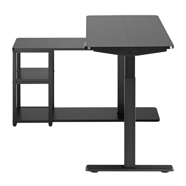 BRATECK ηλεκτρικό γραφείο S08-22DL-2, ρυθμιζόμενο ύψος, 136x120cm, μαύρο BRATECK ηλεκτρικό γραφείο S08-22DL-2, ρυθμιζόμενο ύψος, 136x120cm, μαύρο