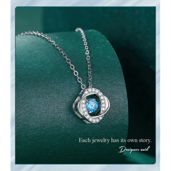 BAMOER κολιέ BSN257 με κυβική ζιρκόνια, ασήμι 925, ασημί BAMOER κολιέ BSN257 με κυβική ζιρκόνια, ασήμι 925, ασημί