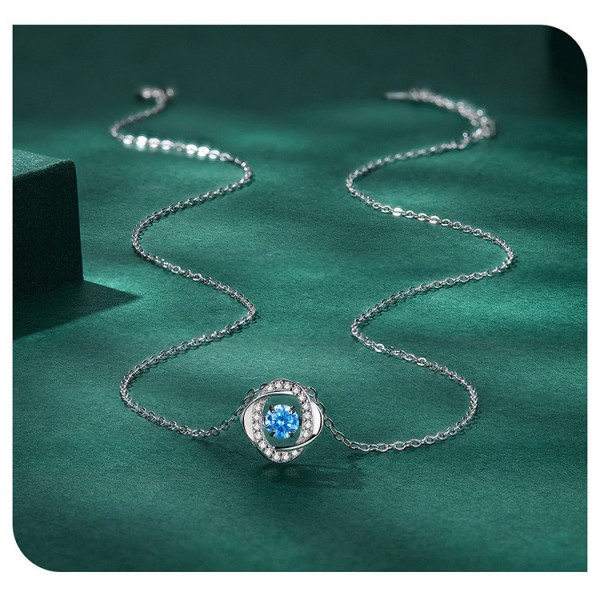 BAMOER κολιέ BSN257 με κυβική ζιρκόνια, ασήμι 925, ασημί BAMOER κολιέ BSN257 με κυβική ζιρκόνια, ασήμι 925, ασημί