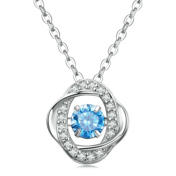 BAMOER κολιέ BSN257 με κυβική ζιρκόνια, ασήμι 925, ασημί BAMOER κολιέ BSN257 με κυβική ζιρκόνια, ασήμι 925, ασημί