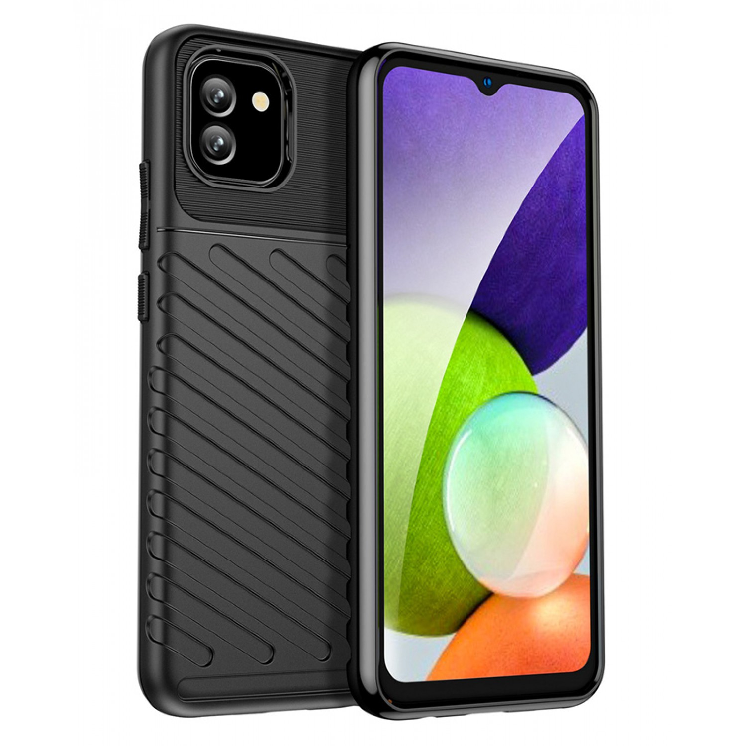 POWERTECH θήκη Thunder MOB-1846 για Samsung Galaxy A04e, μαύρη POWERTECH θήκη Thunder MOB-1846 για Samsung Galaxy A04e, μαύρη