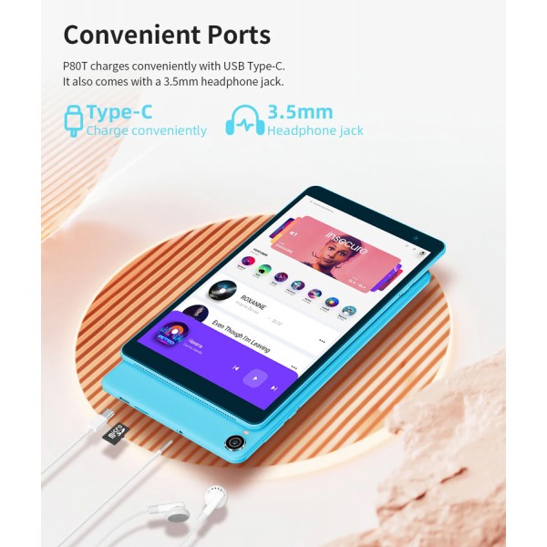 TECLAST tablet P80T, 8" HD, 4GB, 64GB, Android 12, μπλε TECLAST tablet P80T, 8" HD, 4GB, 64GB, Android 12, μπλε