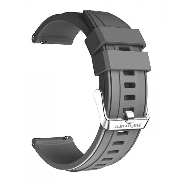 HIFUTURE λουράκι σιλικόνης BAND-014, 22mm, γκρι