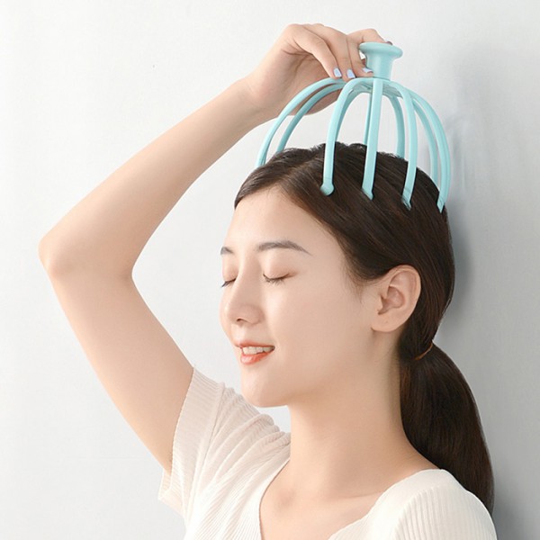 Μασάζ κεφαλιού AG19E, 12 σημείων, μπλε Μασάζ κεφαλιού AG19E, 12 σημείων, μπλε