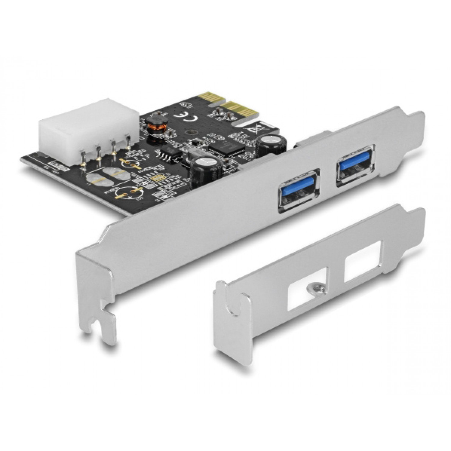 DELOCK κάρτα επέκτασης PCI x1 σε 2x USB 89243, 5Gbps DELOCK κάρτα επέκτασης PCI x1 σε 2x USB 89243, 5Gbps