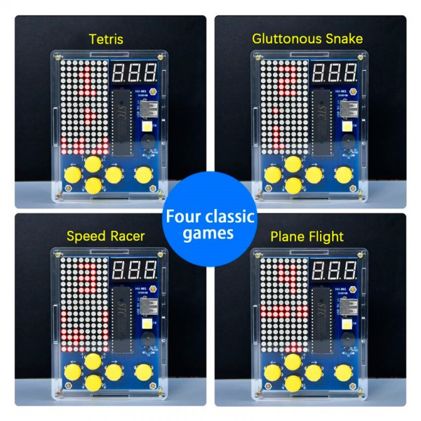 KEYESTUDIO 51 Microcontroller Game Boy 60720213 για Arduino, 4 παιχνίδια KEYESTUDIO 51 Microcontroller Game Boy 60720213 για Arduino, 4 παιχνίδια
