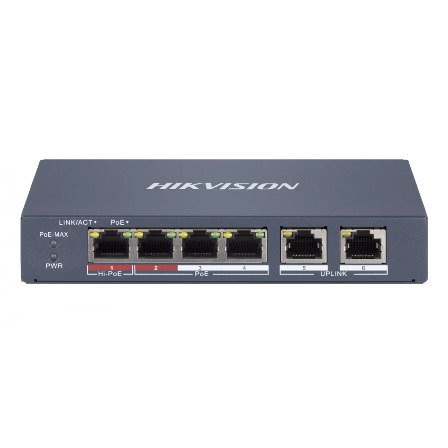 HIKVISION Managed switch DS-3E1106HP-EI, 4x PoE & 2x RJ45 ports, 100Mbps HIKVISION Managed switch DS-3E1106HP-EI, 4x PoE & 2x RJ45 ports, 100Mbps