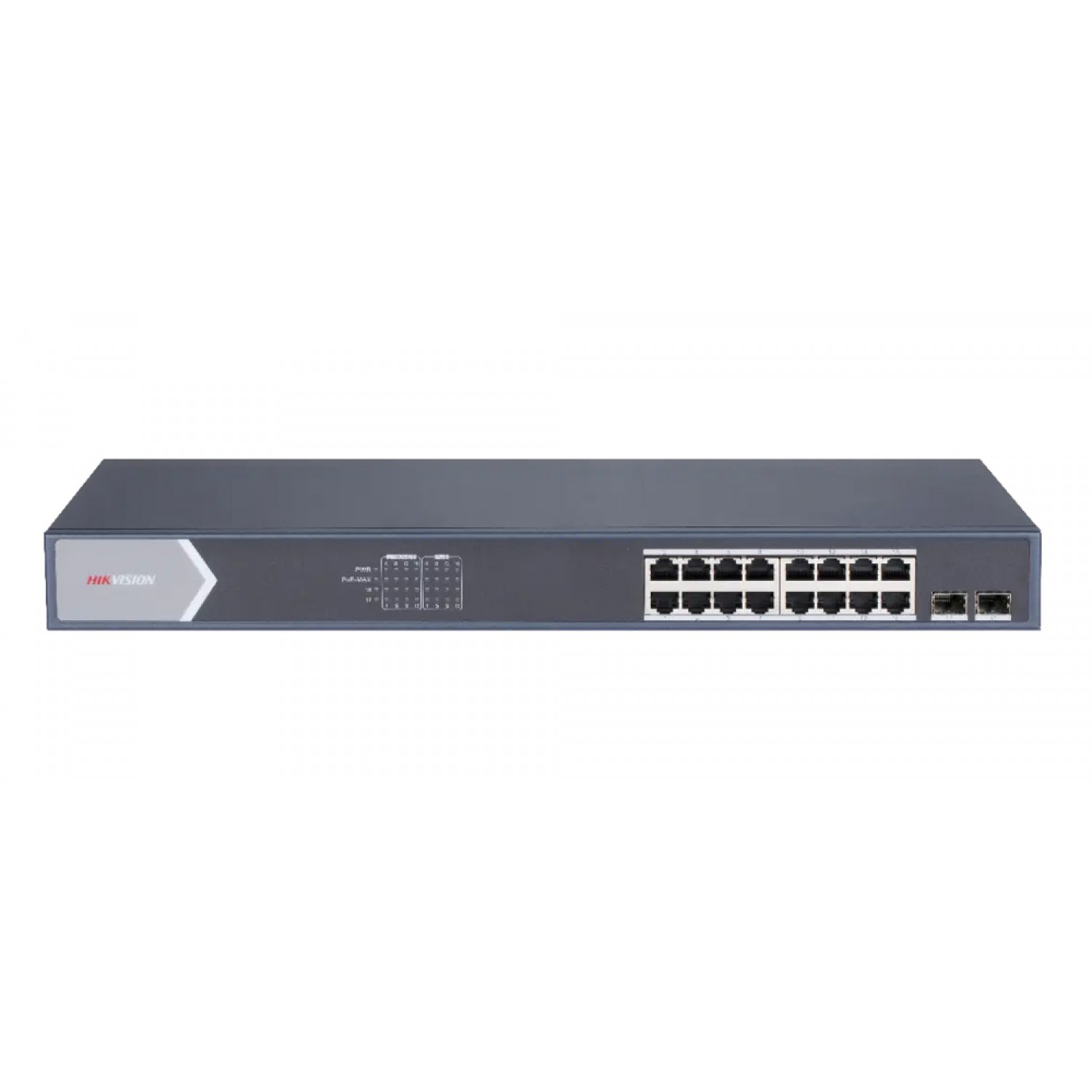 HIKVISION Managed switch DS-3E1518P-SI, 16x PoE & 2x SFP ports, 1000Mbps HIKVISION Managed switch DS-3E1518P-SI, 16x PoE & 2x SFP ports, 1000Mbps