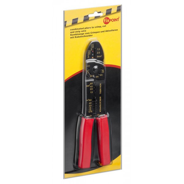 FIXPOINT απογυμνωτής καλωδίων 77289, 0.75-6mm, M 2.6-M 5 FIXPOINT απογυμνωτής καλωδίων 77289, 0.75-6mm, M 2.6-M 5