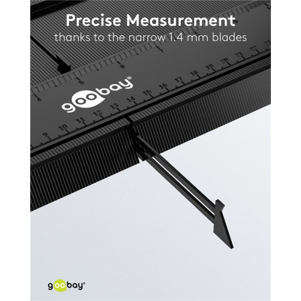 GOOBAY σετ παντογράφοι 61668, κλίμακα σε inch/cm, 130/250mm, 2τμχ GOOBAY σετ παντογράφοι 61668, κλίμακα σε inch/cm, 130/250mm, 2τμχ