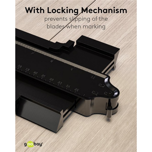 GOOBAY σετ παντογράφοι 61668, κλίμακα σε inch/cm, 130/250mm, 2τμχ GOOBAY σετ παντογράφοι 61668, κλίμακα σε inch/cm, 130/250mm, 2τμχ