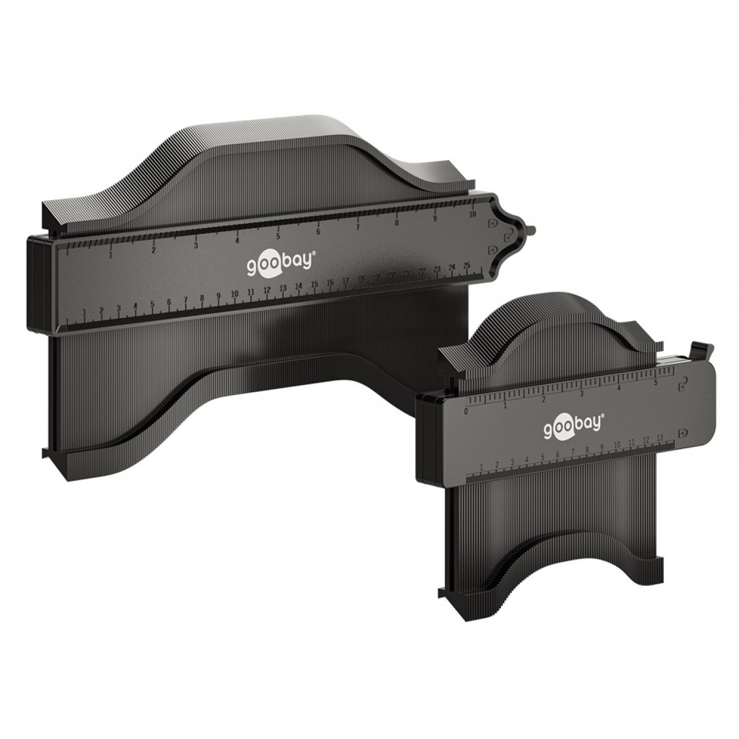 GOOBAY σετ παντογράφοι 61668, κλίμακα σε inch/cm, 130/250mm, 2τμχ GOOBAY σετ παντογράφοι 61668, κλίμακα σε inch/cm, 130/250mm, 2τμχ