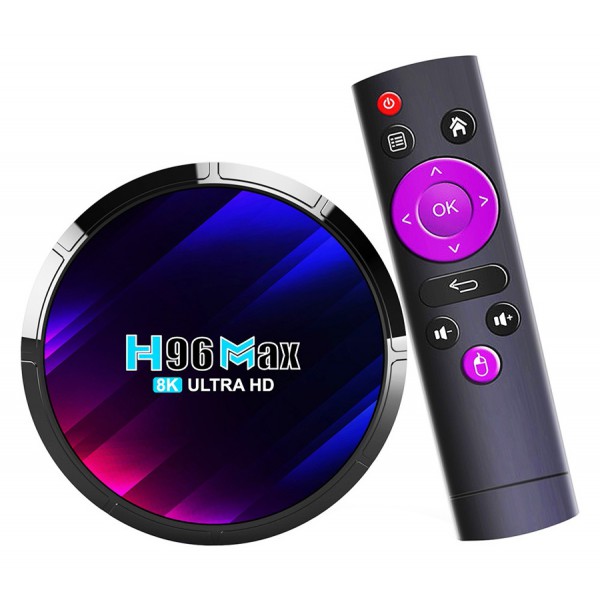 H96 TV Box Max RK3528, 8K, 2/16GB, WiFi, Bluetooth, Android 13 H96 TV Box Max RK3528, 8K, 2/16GB, WiFi, Bluetooth, Android 13