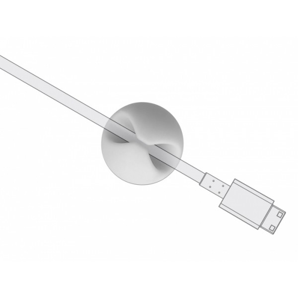 POWERTECH οργανωτές καλωδίων TIES-075, 1 θέση, Φ9mm, λευκό, 10τμχ POWERTECH οργανωτές καλωδίων TIES-075, 1 θέση, Φ9mm, λευκό, 10τμχ