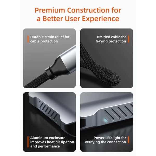 CABLETIME docking station CT-CM2H8K-AG, 4 θυρών, USB-C, 8K, 100W, γκρι CABLETIME docking station CT-CM2H8K-AG, 4 θυρών, USB-C, 8K, 100W, γκρι