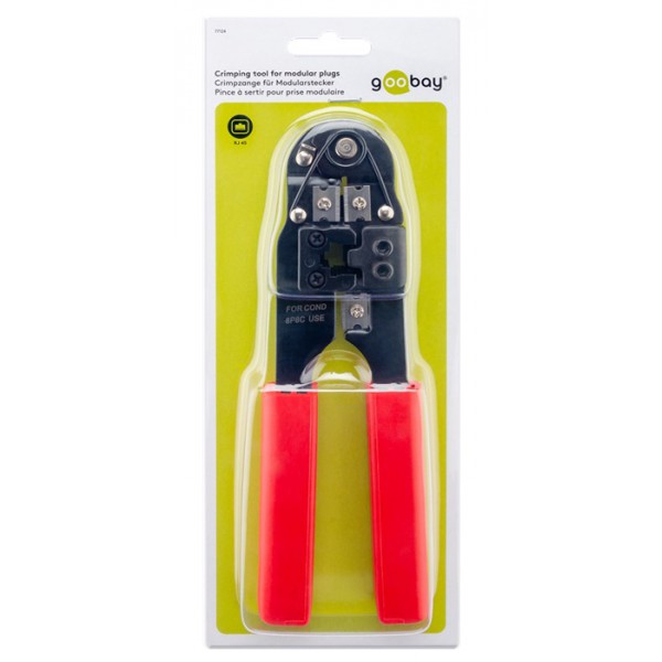 GOOBAY πρέσα ακροδεκτών δικτύου 77124 για RJ45, 8P8C GOOBAY πρέσα ακροδεκτών δικτύου 77124 για RJ45, 8P8C