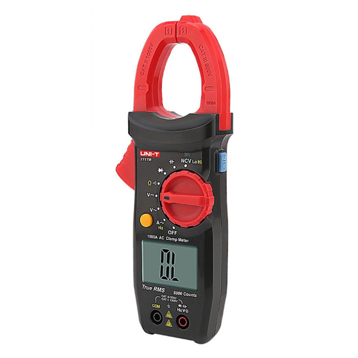 UNI-T ψηφιακή αμπεροτσιμπίδα 2117R, 1000A AC, NCV, True RMS UNI-T ψηφιακή αμπεροτσιμπίδα 2117R, 1000A AC, NCV, True RMS