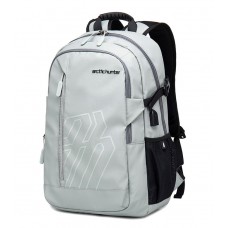 ARCTIC HUNTER τσάντα πλάτης B00387 με θήκη laptop 15.6", 26L, USB, γκρι