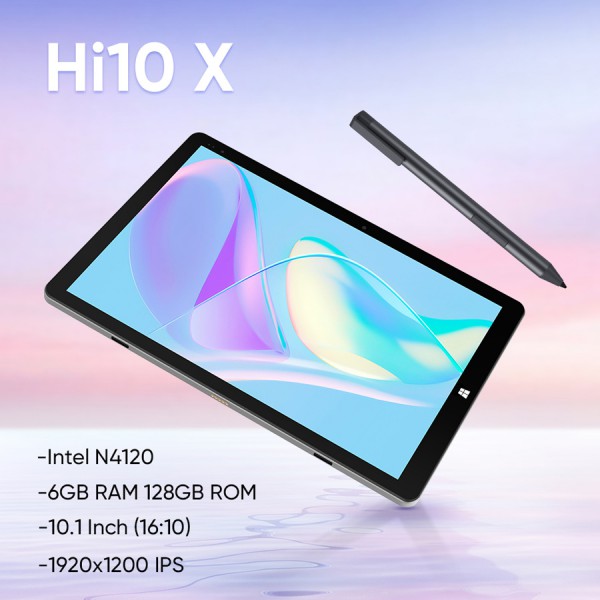CHUWI tablet Hi10X, πληκτρολόγιο & γραφίδα, 10.1", 6/128GB, Win 11, γκρι CHUWI tablet Hi10X, πληκτρολόγιο & γραφίδα, 10.1", 6/128GB, Win 11, γκρι