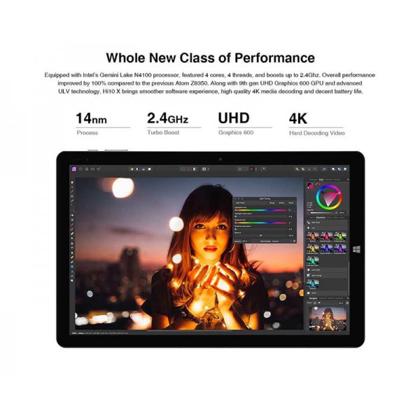 CHUWI tablet Hi10X, πληκτρολόγιο & γραφίδα, 10.1", 6/128GB, Win 11, γκρι CHUWI tablet Hi10X, πληκτρολόγιο & γραφίδα, 10.1", 6/128GB, Win 11, γκρι