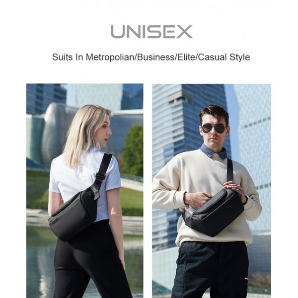 ARCTIC HUNTER τσάντα Crossbody Y00565 με θήκη tablet, 4L, μαύρη