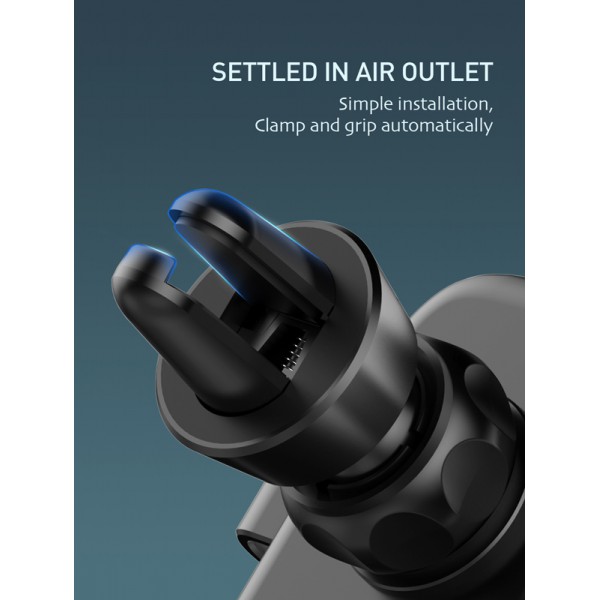 LDNIO βάση smartphone αυτοκινήτου MG10 για αεραγωγούς, μαύρη